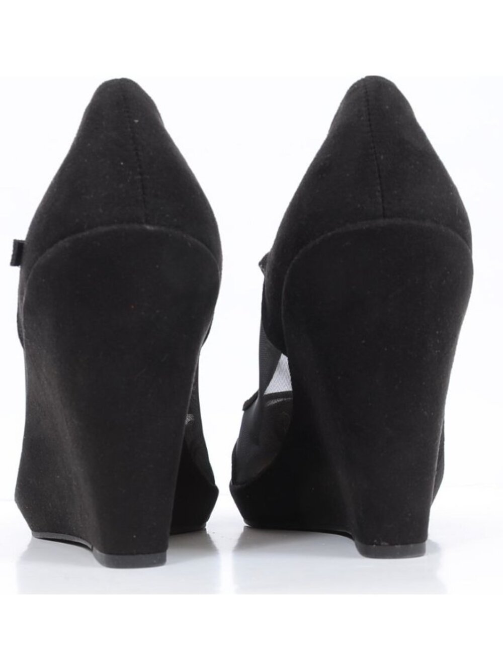 Torrid Mesh Platform Wedge Size 10 Extra Wide Width Fairy Whimsigoth Mary Jane - Picture 4 of 9
